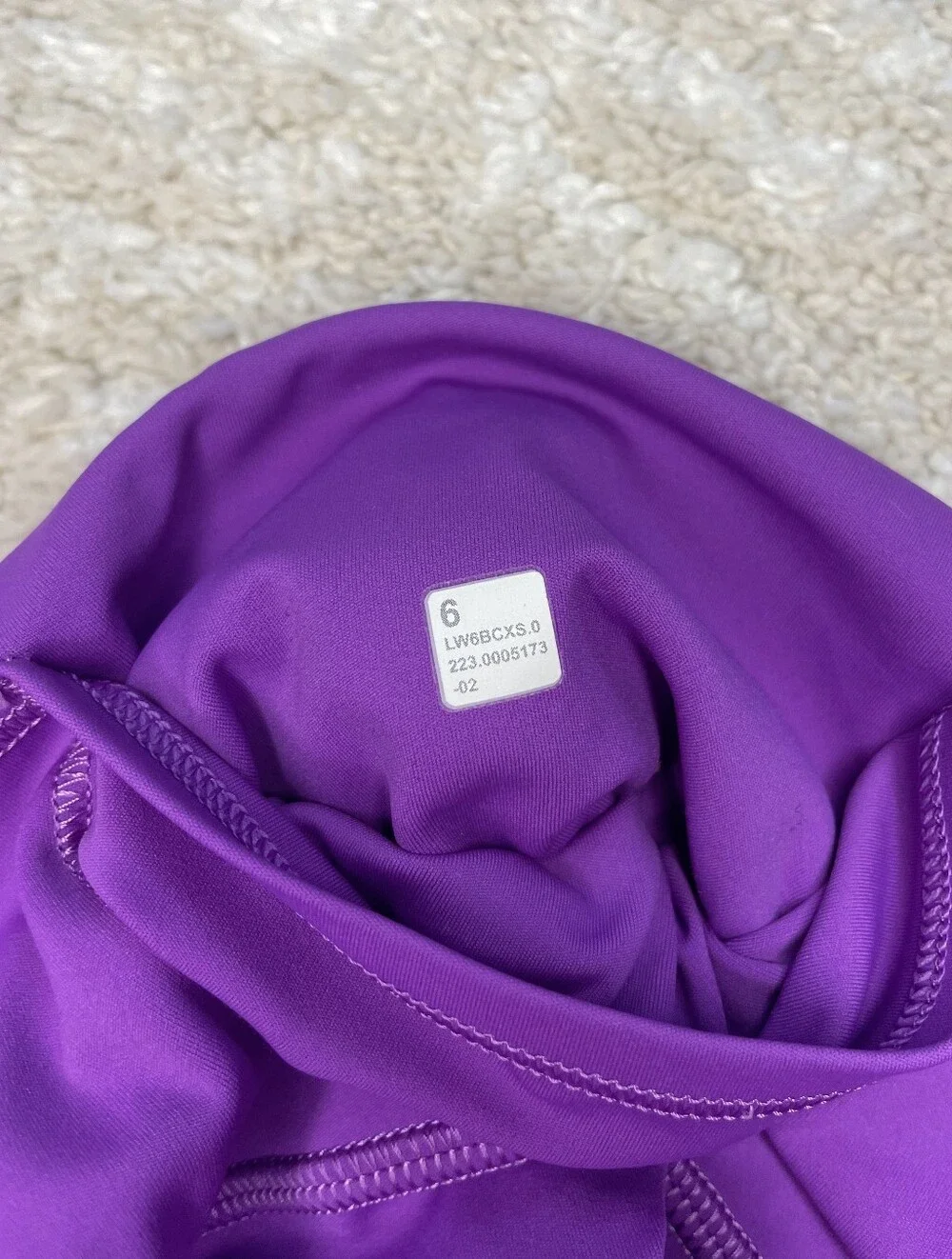 Lululemon Athletica High-Rise Violet/Purple Leggings Size 6